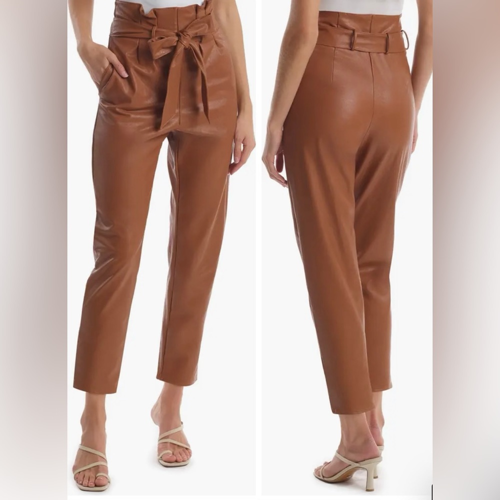 Commando Faux Leather Paperbag Pant